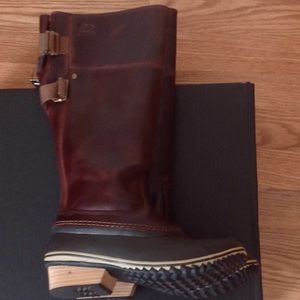 NWT Sorel tall slim pack riding boots sz 8.